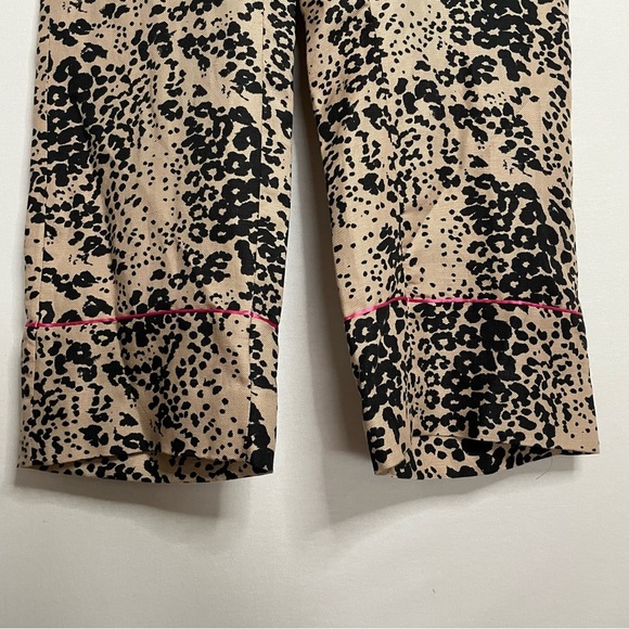 J. Crew Animal Print Wide-Leg Trousers - Picture 14 of 16